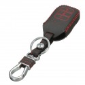 3 Button Remote Smart Key Leather Case Cover For Honda Accord CRV
