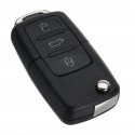 3 Buttons FOB Remote Key Case Shell w/ Battery CR2032 For VW