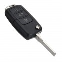 3 Buttons FOB Remote Key Case Shell w/ Battery CR2032 For VW