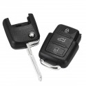 3 Buttons FOB Remote Key Case Shell w/ Battery CR2032 For VW