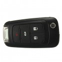 4 Button Folding Remote Flip Key Shell Case Fob For Chevrolet Sonic Replacement