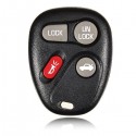 4 Button Remote Entry Key Keyless Fob Case Shell Clicker Pad for GM