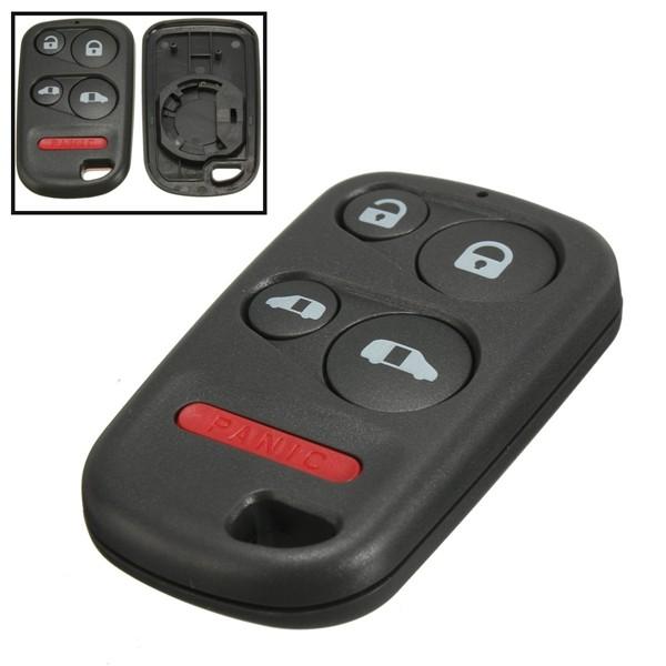 4 Button+Panic Remote Entry Key Keyless Case Shell for Honda Odyssey