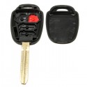 4 Buttons Car Remote Key Case Shell w Uncut Blade For Toyota Camry