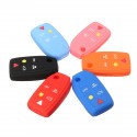 5 Button Silicone Flip Key Case Shell Cover For VOLVO C70 S40 S60 S80 XC90