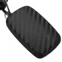 Carbon Fiber Car Remote Key Fob Chain Ring Case Cover For Land Rover Jaguar