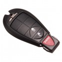 Remote Key Shell Case for Chrysler Dodge 3 Button Black Replacement