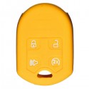 Silicone 4 Button Remote Key Fob Protect Case Cover for Ford F Series