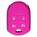 Silicone 4 Button Remote Key Fob Protect Case Cover for Ford F Series