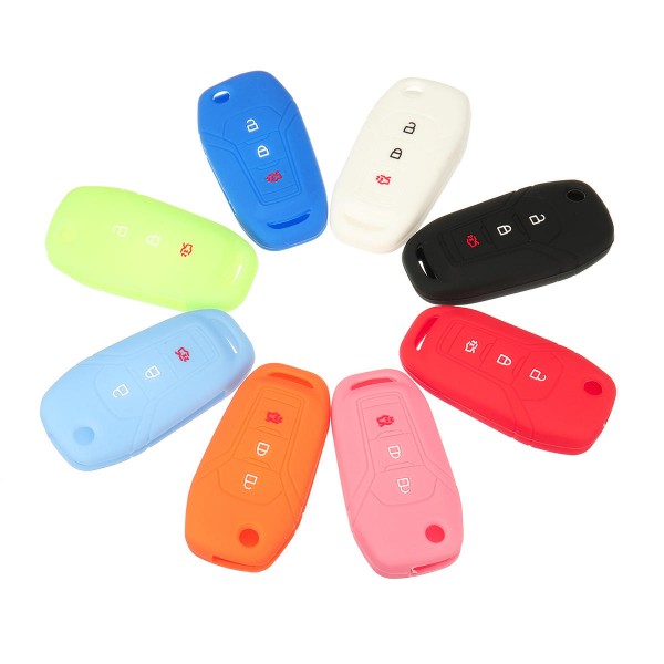 Silicone Remote Key case cover For Ford Mondeo F250 F350 F450 F550 Fusion 2017