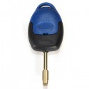 Transit Connect 3 Button Remote Key Blue Case with Uncut Blade for Ford