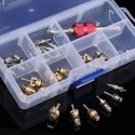 35pcs Universal A/C Car Air Conditioning Valve Core Repair Tool Kit Box for R12 & R134A