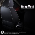 10pcs Universal Car Seat Cover Set Wearproof PU Leather Protection Cushion