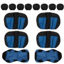 14pcs 8 Seater Car Seat Cover Protector Cushion Front Back Full Set Universal