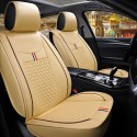 1x Front Car Full Seat Cover Waterproof Dustproof PU Leather Protector Mat Pad