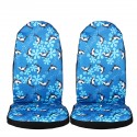 2PCS Fashion Printed Car Seat Covers Universal Automobile Accessories