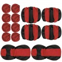 3 Row 8 Seats 14pcs Car Front Rear Seat Cover Protector Cushion Full Set Van SUV