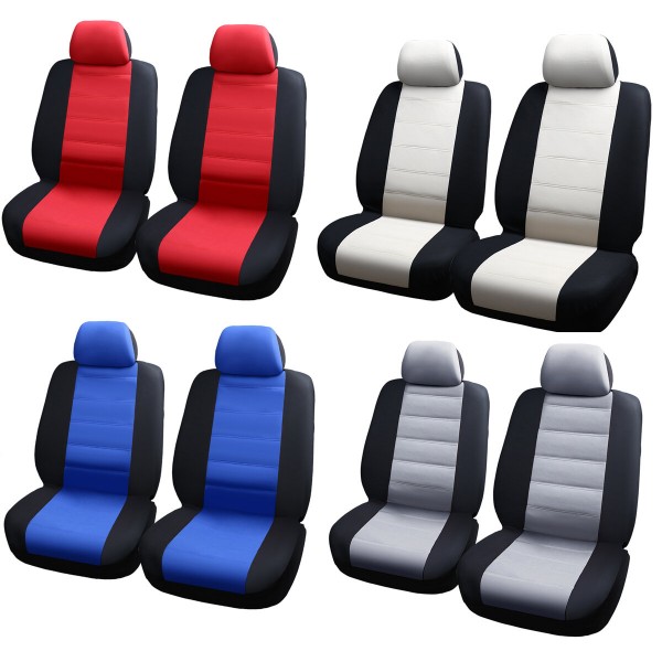 4PCS Universal Front Seat Cover Car Seat Covers Cushion Protectors Washable