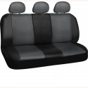 5 Seats Universal PU Leather Car Cover Seat Protector Cushion Black Front Cover