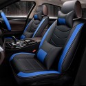 8Pcs PU Leather Car Full Surround Seat Cover Cushion Protector Set Universal for 5 Seats Car