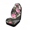 Car Cover Pink Rose Pattern Universal Automobile Car Single &Two