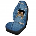 Car Front Seat Cover Protector Cushion Cat Dog Printed Truck Van SUV Universal