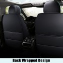 General 5pcs/set Car Seat Cover Comfortable Wearproof Wear-Resistant PU Leather Cover