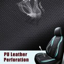 General 5pcs/set Car Seat Cover Comfortable Wearproof Wear-Resistant PU Leather Cover