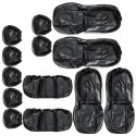 Five Seat Car Seat Covers Front Rear Head Rests Full Set Auto Seat Cover