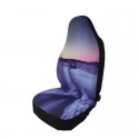 Single Universal Car Seat Covers Printing Front Seat Cover Protector Cushion