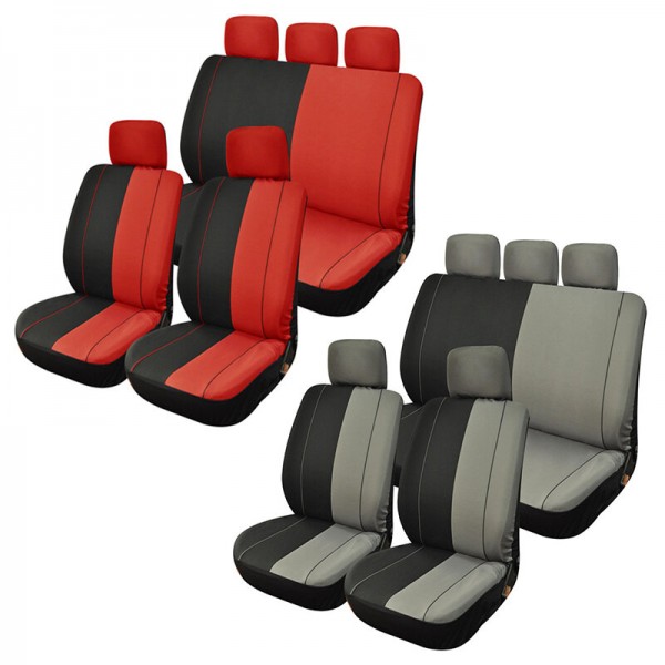 Universal Car Five Seat Cover Full Set Front Rear Seat Back Protector Washable