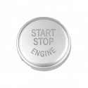 1PCS Start Stop Engine Button Switch Cover Silver For BMW 5 6 7 F01 F02 F10 F11 F12 2009-2013