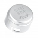 1PCS Start Stop Engine Button Switch Cover Silver For BMW 5 6 7 F01 F02 F10 F11 F12 2009-2013