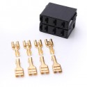 8 pcs Female Spade Terminals & Rocker Switch ARB Plug Socket Carling