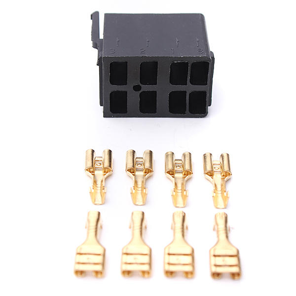 8 pcs Female Spade Terminals & Rocker Switch ARB Plug Socket Carling