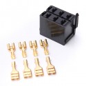 8 pcs Female Spade Terminals & Rocker Switch ARB Plug Socket Carling