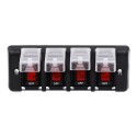 DC 12V Waterproof Rocker Circuit Breakers Button Toggle Switch Panel For Car RV Marine Boat