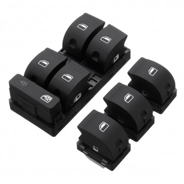 Master Power Window Switch Control Set For AUDI A4 B6 B7 02-08