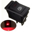 Universal Car Boat Van Fog Light Rocker Switch LED Dash Dashboard 4Pin