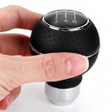 5 Speed Gear Shift Knob with Sleeve Adapter Lever Black for Ford Focus Mondeo Fiesta