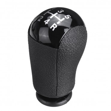 5 Speed MT Car Gear Stick Shift Knob Black For Ford