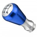 5 Speed Manual Gear Shift Knob Aluminum Alloy Black/Blue/Red with Adapter For Peugeot 405 307 206