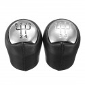 5 Speed PU Leather Gear Shift Knob For Renault Megane Clio II Twingo Kangoo