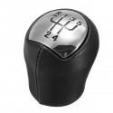 5 Speed PU Leather Gear Shift Knob For Renault Megane Clio II Twingo Kangoo