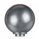 5/6 Speed Alloy Gray Gear Shift Knob Round Ball Shape M10x1.5 Thread For Honda Civic City CRV