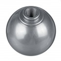 5/6 Speed Alloy Gray Gear Shift Knob Round Ball Shape M10x1.5 Thread For Honda Civic City CRV