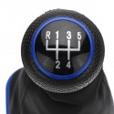 5/6-Speed Gear Shift Knob Gaitor Boot Cover Leather Black Fit For VW Golf MK4