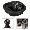 6 Speed Gear Shift Knob Gear Stick Gaiter Boot For VW Touran Caddy MK2 Leather