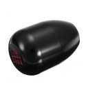 6-Speed Type-R Black Aluminum Car Shift Shifter Knob And 8/10MM Threaded Adapter