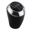 Car Chrome Leather 6 Gear Stick Shift Lever Knob For Mazda 3 5 6 3 Series CX-7 MX-5